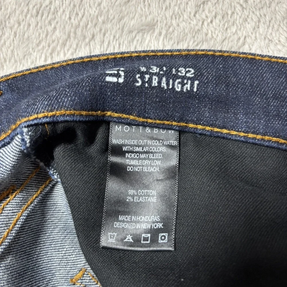 Mott and Bow‎ Jeans 30x32 Fits 32x32 Blue Slim Stretch Denim 5 Pocket Jeans